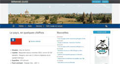 Desktop Screenshot of birmanie-guide.com